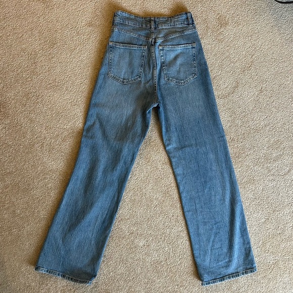 H&M women’s wide leg loose fit jeans size 25 - Picture 2 of 2